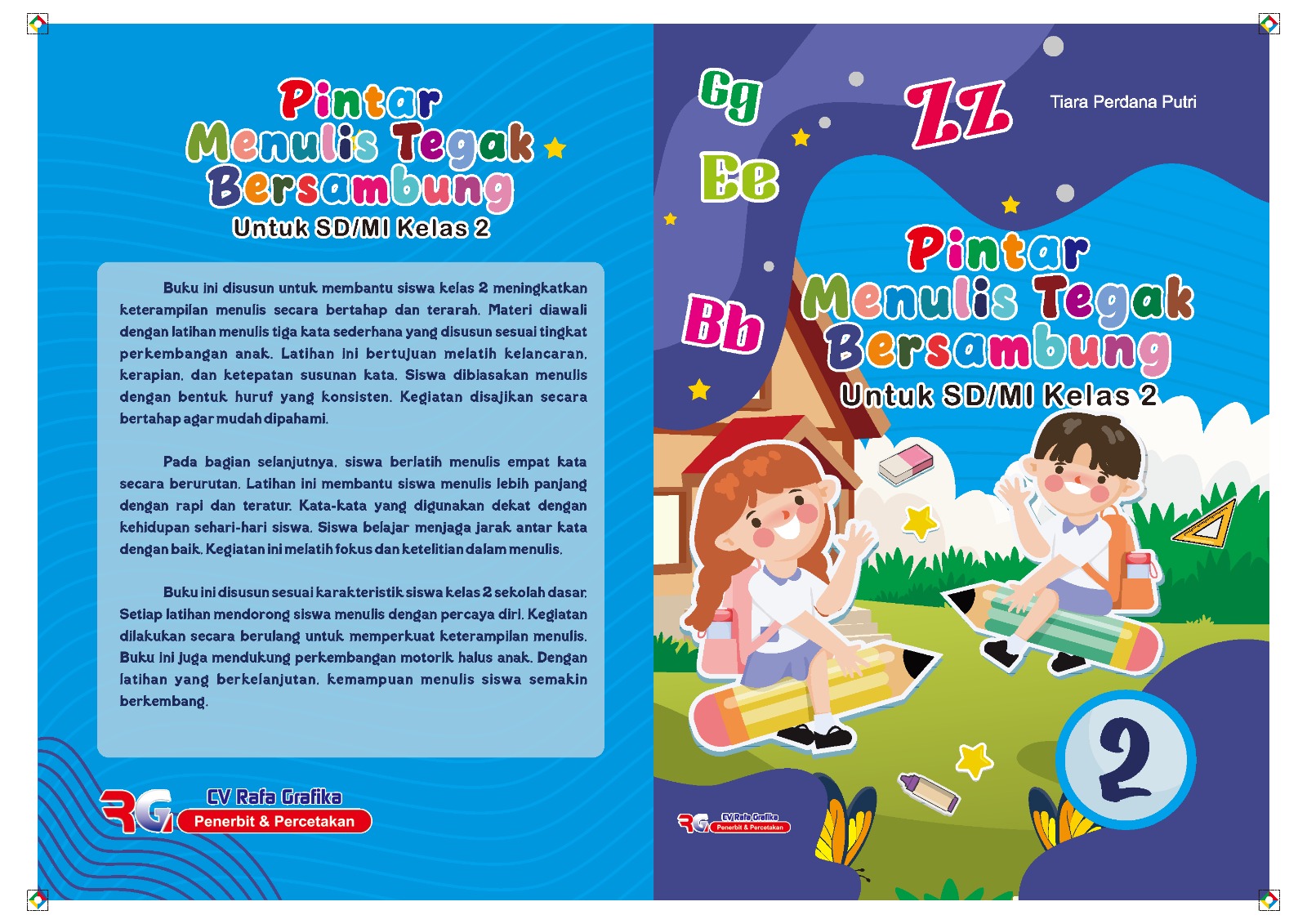 Pintar Menulis Tegak Bersambung Untuk SD/MI Kelas 2